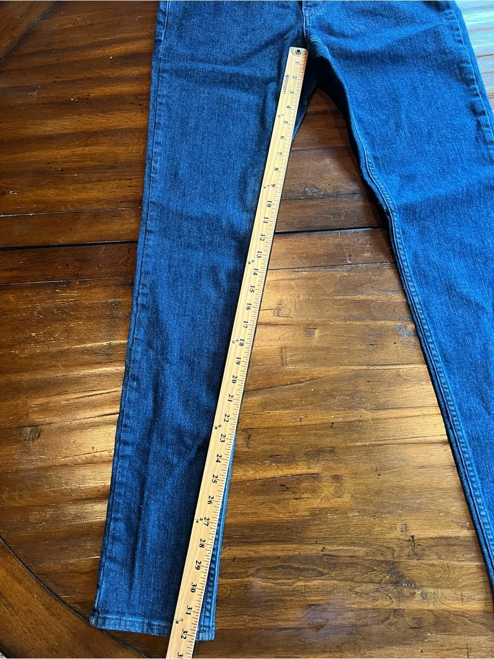 NWOT Michael Kors Kent Skinny Jeans Size 31/34 Dark Wash Denim 32” Inseam